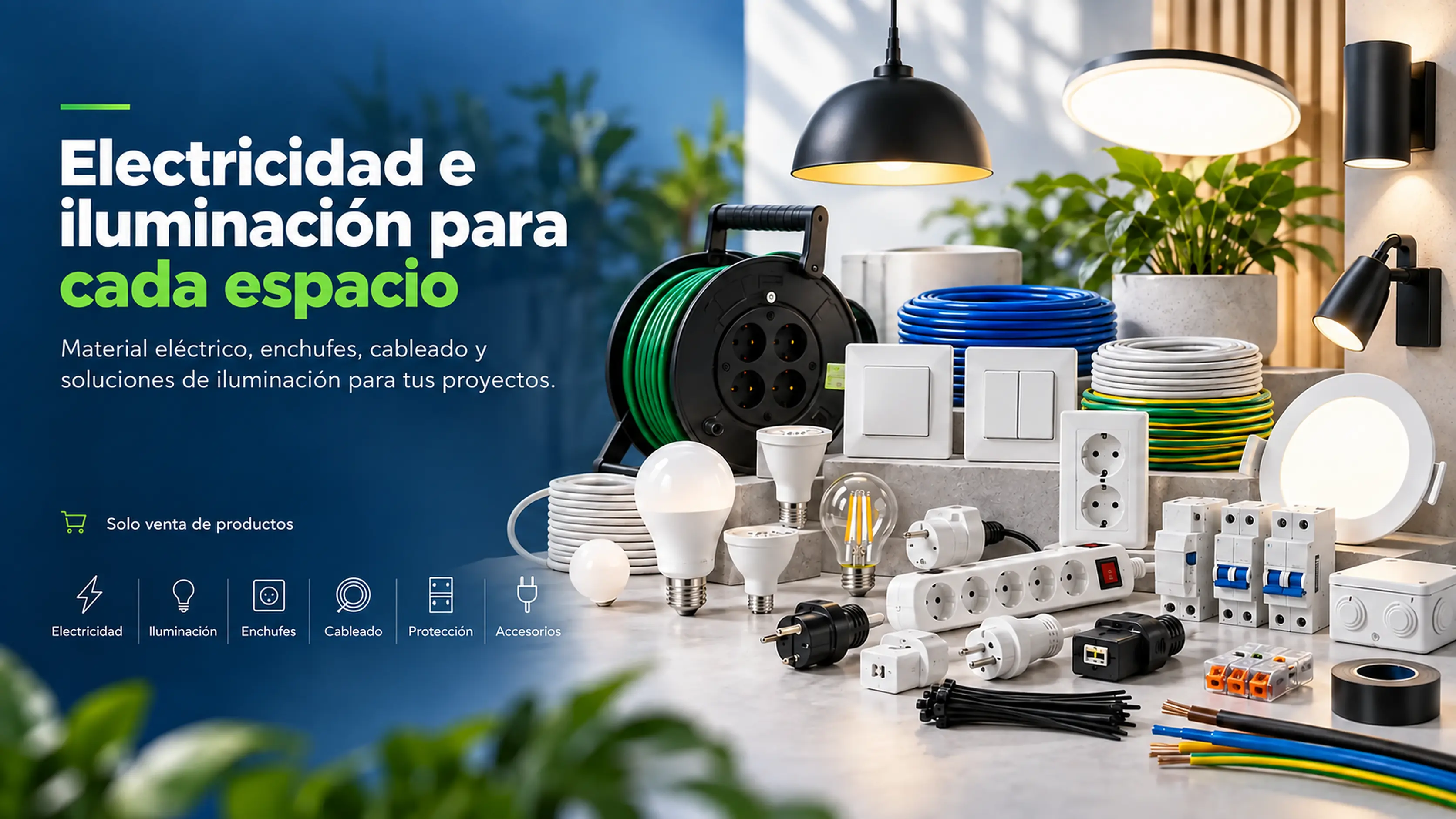 Material eléctrico e iluminación de FVMarket